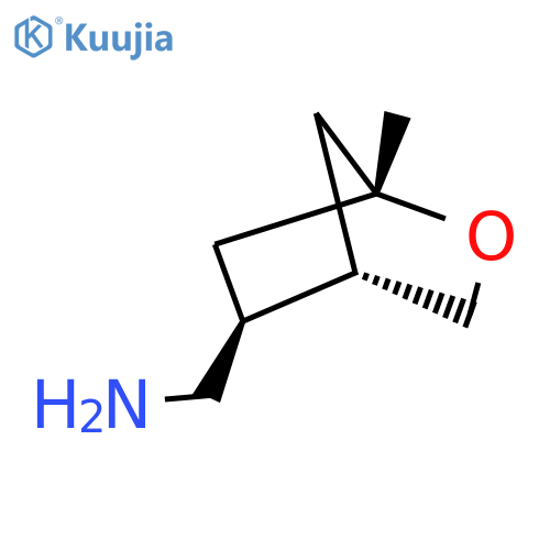 rac-1-(1R,4S,5S)-1-methyl-2-oxabicyclo2.2.1heptan-5-ylmethanamine structure