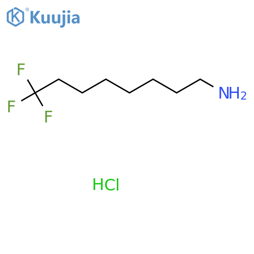 8,8,8-Trifluorooctan-1-amine hydrochloride structure