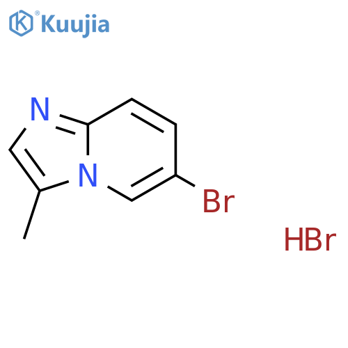 6-bromo-3-methylimidazo1,2-apyridine hydrobromide structure