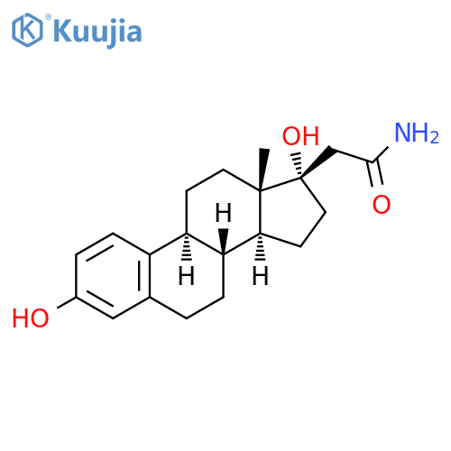 19-Norpregna-1,3,5(10)-trien-21-amide, 3,17-dihydroxy-, (17α)- structure