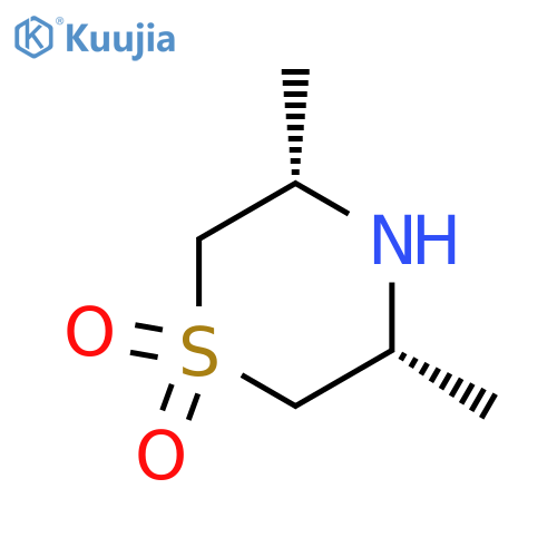 cis-3,5-Dimethyl-thiomorpholine 1,1-dioxide structure