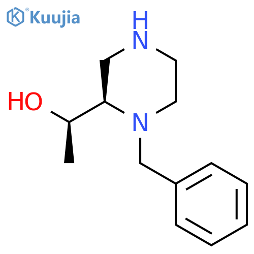 (R)-1-((R)-1-benzylpiperazin-2-yl)ethan-1-ol structure