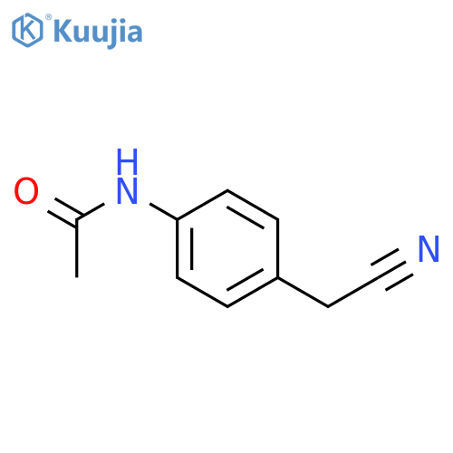4-Acetamidophenylacetonitrile structure