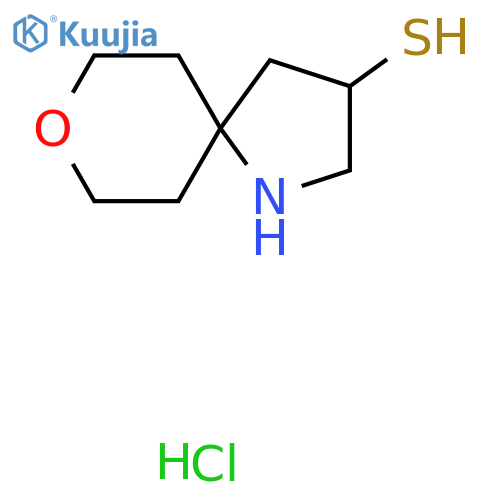 8-oxa-1-azaspiro4.5decane-3-thiol hydrochloride structure
