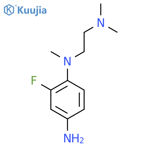N1-(2-(Dimethylamino)ethyl)-2-fluoro-N1-methylbenzene-1,4-diamine structure
