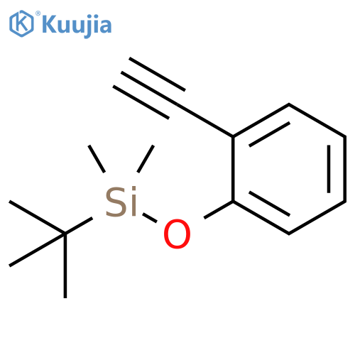 tert-butyl(2-ethynylphenoxy)dimethylsilane structure