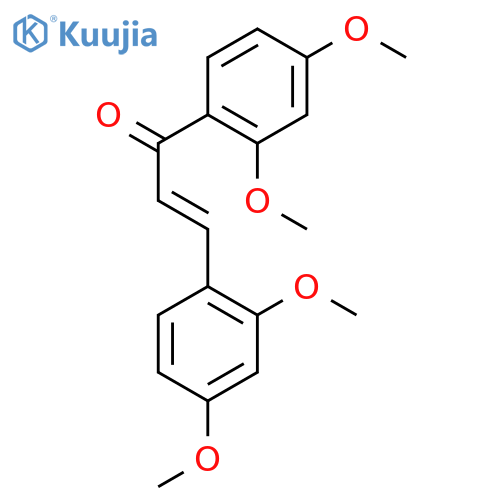 2-Propen-1-one, 1,3-bis(2,4-dimethoxyphenyl)- structure
