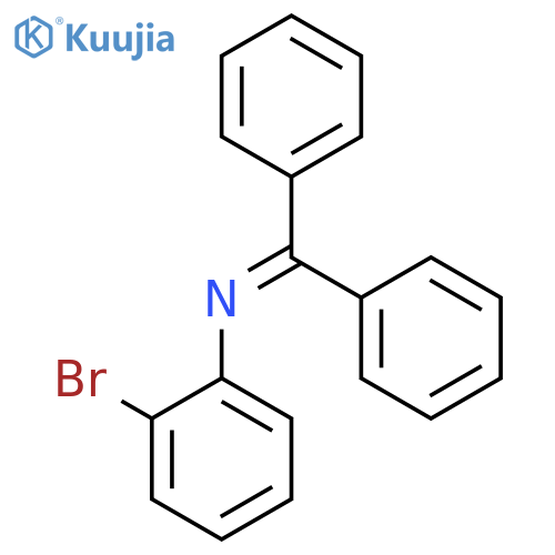 Benzenamine, 2-bromo-N-(diphenylmethylene)- structure