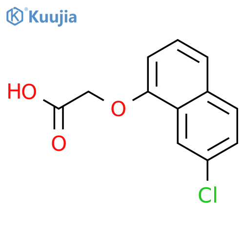 Acetic acid,2-[(7-chloro-1-naphthalenyl)oxy]- structure