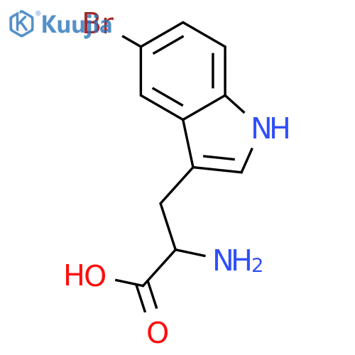 5-Bromo-L-tryptophan structure