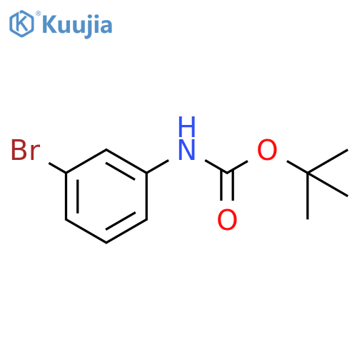 tert-Butyl N-(3-Bromophenyl)carbamate structure