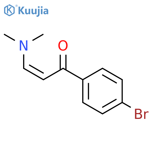(2Z)-1-(4-bromophenyl)-3-(dimethylamino)prop-2-en-1-one structure