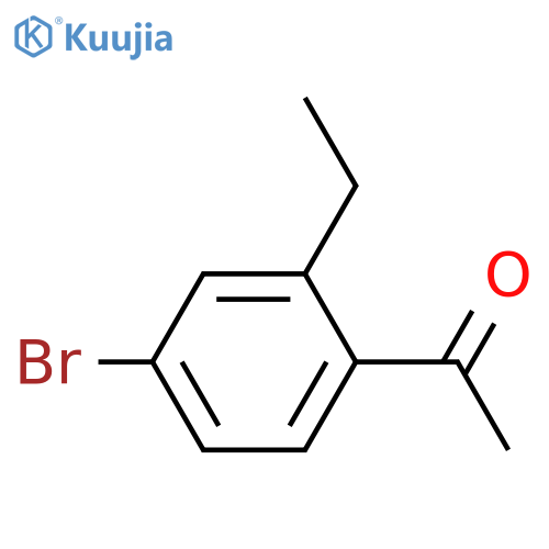 1-(4-bromo-2-ethylphenyl)ethan-1-one structure