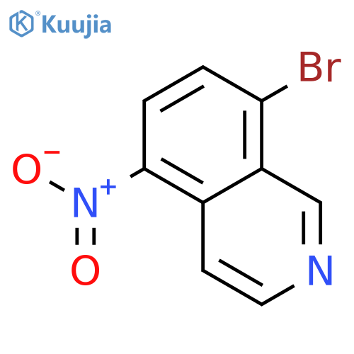 8-Bromo-5-nitroisoquinoline structure