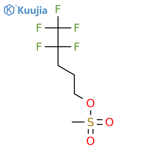 4,4,5,5,5-Pentafluoropentyl methanesulfonate structure