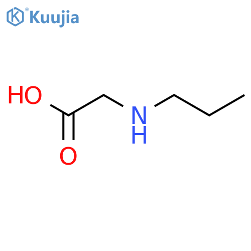 Glycine, N-propyl- structure