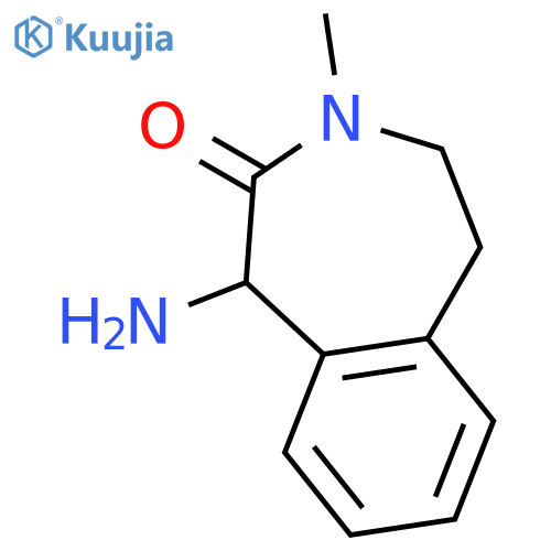 (1S)-1-Amino-1,3,4,5-tetrahydro-3-methyl-2H-3-benzazepin-2-one structure
