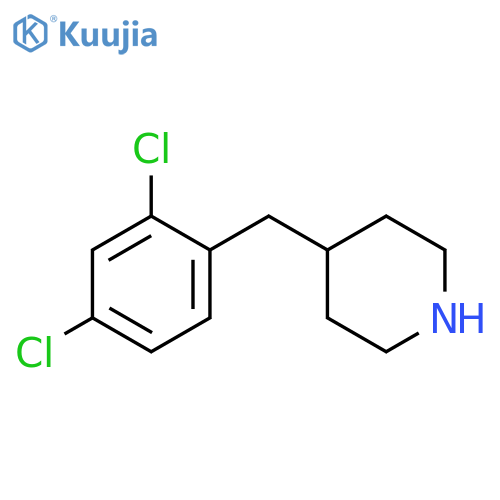 4-(2,4-dichlorophenyl)methylpiperidine structure
