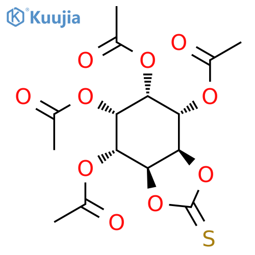 3,4,5,6-Tetra-O-acetyl myo-Inositol-1,2-thiocarbonate structure