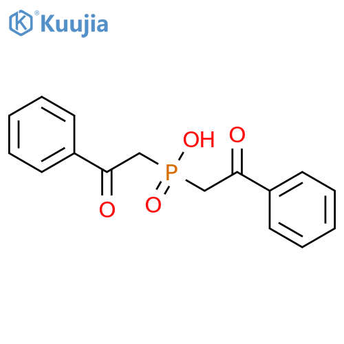 Phosphinic acid, bis(2-oxo-2-phenylethyl)- structure