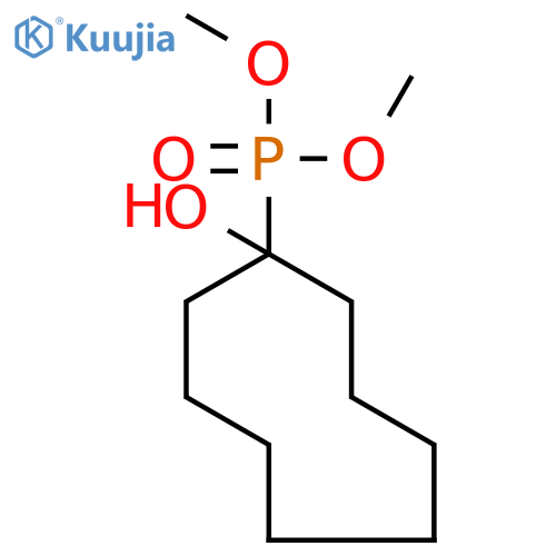 Phosphonic acid, (1-hydroxycyclononyl)-, dimethyl ester structure