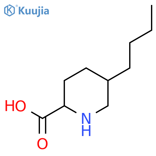 5-Butylpiperidine-2-carboxylic acid structure
