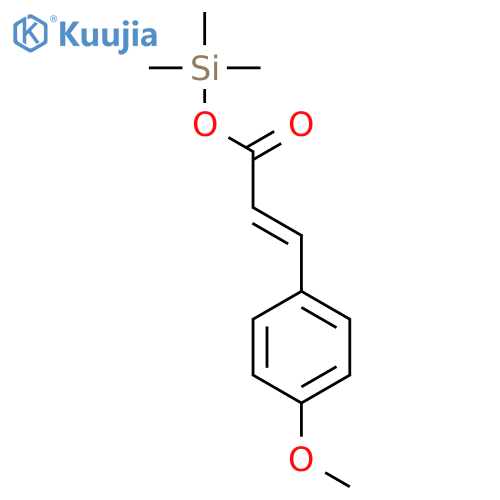 p-Methoxycinnamic acid trimethylsilyl ester structure