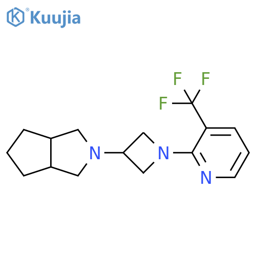 2-(3-{octahydrocyclopenta[c]pyrrol-2-yl}azetidin-1-yl)-3-(trifluoromethyl)pyridine structure