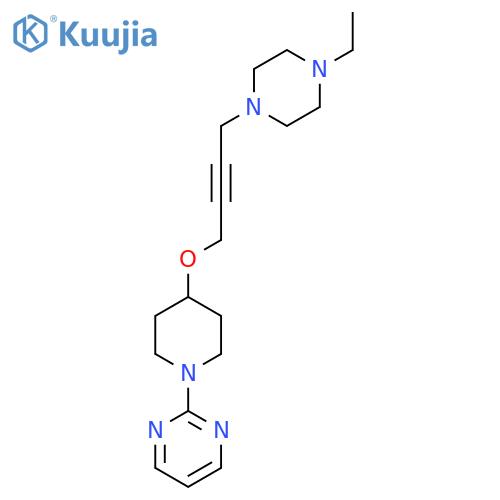 2-(4-{[4-(4-Ethylpiperazin-1-yl)but-2-yn-1-yl]oxy}piperidin-1-yl)pyrimidine structure