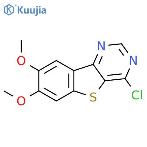 [1]Benzothieno[3,2-d]pyrimidine, 4-chloro-7,8-dimethoxy- structure