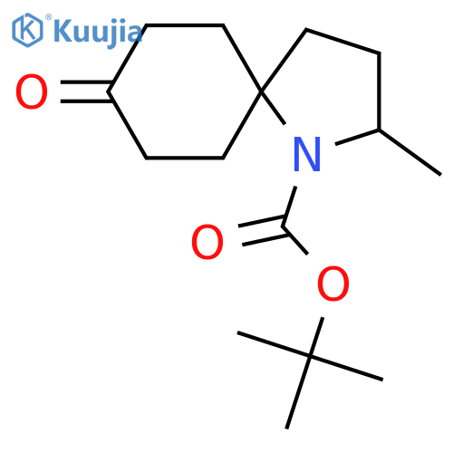 tert-butyl 2-methyl-8-oxo-1-azaspiro4.5decane-1-carboxylate structure