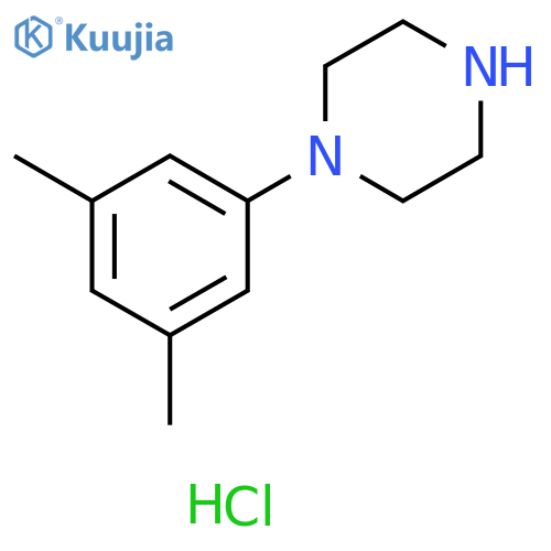 1-(3,5-dimethylphenyl)piperazine dihydrochloride structure