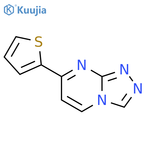 7-(2-THIENYL)[1,2,4]TRIAZOLO[4,3-A]PYRIMIDINE structure