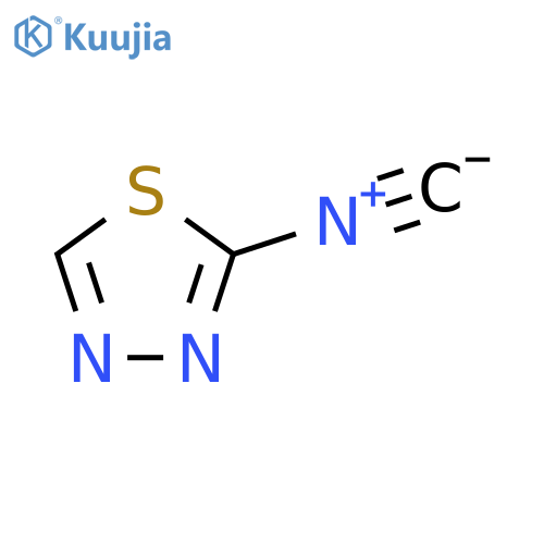 2-Isocyano-1,3,4-thiadiazole structure
