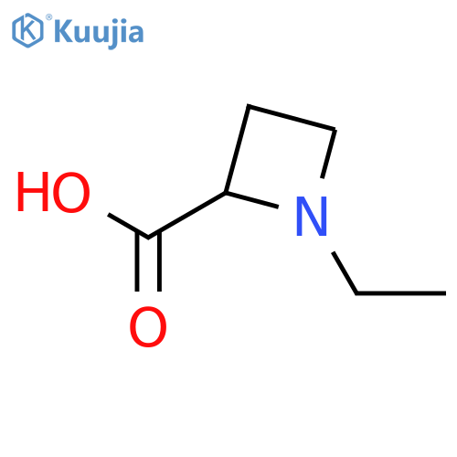 (2S)-1-ethylazetidine-2-carboxylic acid structure