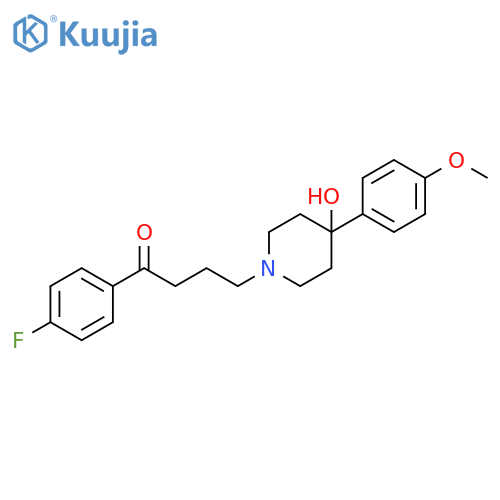1-Butanone,1-(4-fluorophenyl)-4-[4-hydroxy-4-(4-methoxyphenyl)-1-piperidinyl]- structure