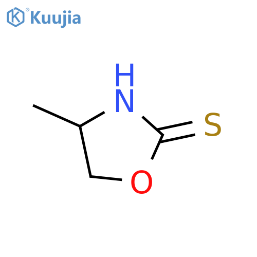 4-Methyl-2-oxazolidinethione; (S)-form structure