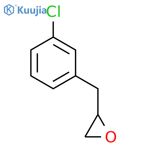 2-(3-chlorophenyl)methyloxirane structure