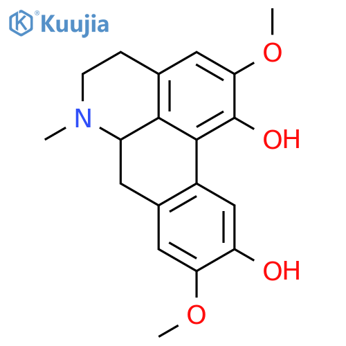 4H-Dibenzo[de,g]quinoline-1,10-diol,5,6,6a,7-tetrahydro-2,9-dimethoxy-6-methyl-, (6aS)- structure