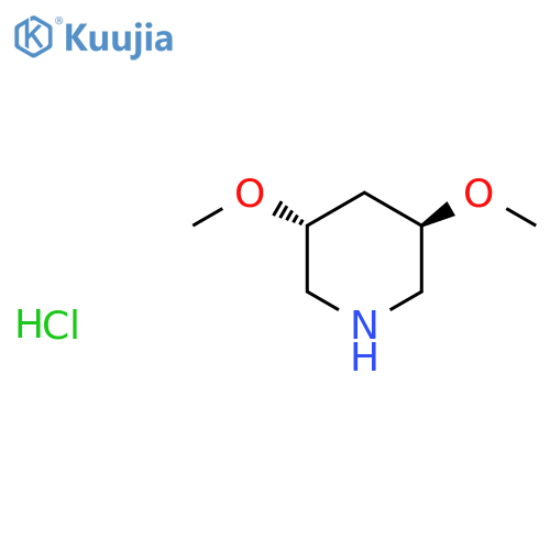 (3R,5R)-3,5-dimethoxypiperidine hydrochloride structure