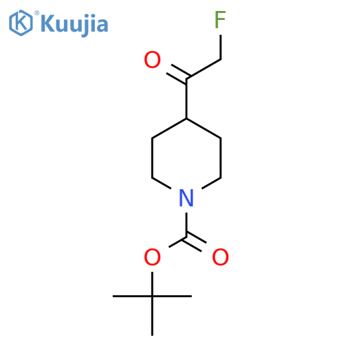 Tert-butyl 4-(2-fluoroacetyl)piperidine-1-carboxylate structure