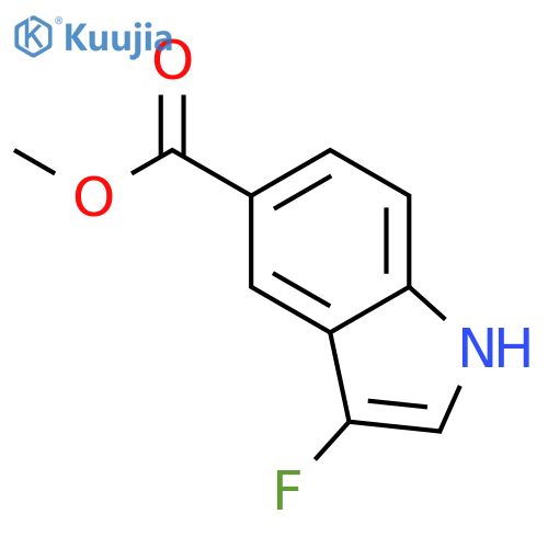 Methyl 3-fluoro-1H-indole-5-carboxylate structure