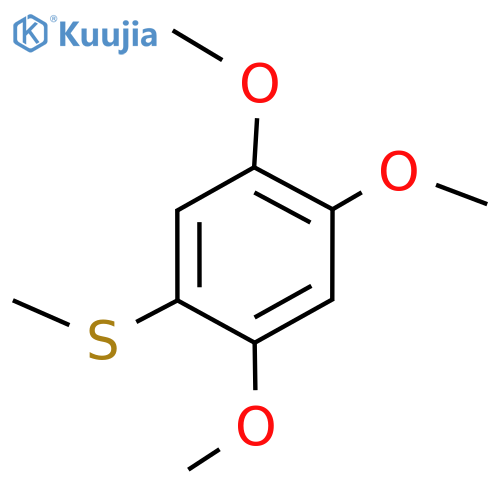 1,2,4-Trimethoxy-5-(methylthio)benzene structure