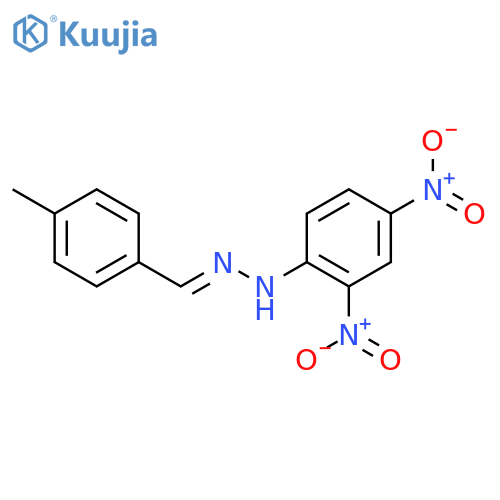 p-Tolualdehyde 2,4-dinitrophenylhydrazone structure