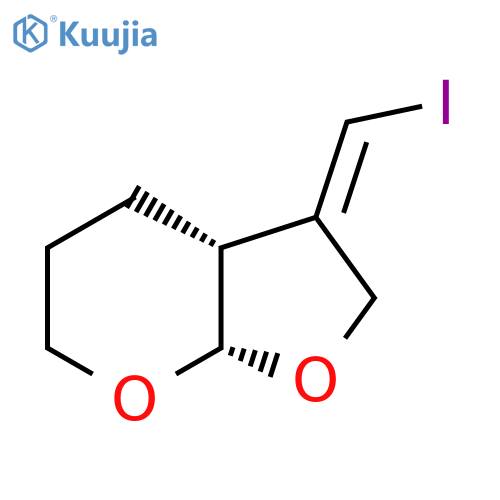 (3aalpha,7aalpha)-3-(Iodomethylene)hexahydro-4H-furo[2,3-b]pyran structure