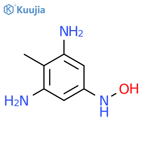 1,3,5-Benzenetriamine, N5-hydroxy-2-methyl- structure
