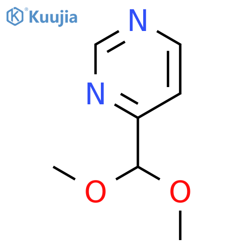 4-(Dimethoxymethyl)pyrimidine structure