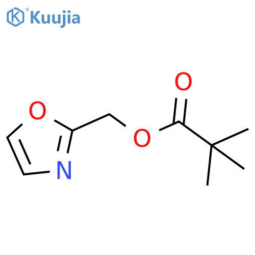 2,2-Dimethyl-propionic acid oxazol-2-ylmethyl ester structure