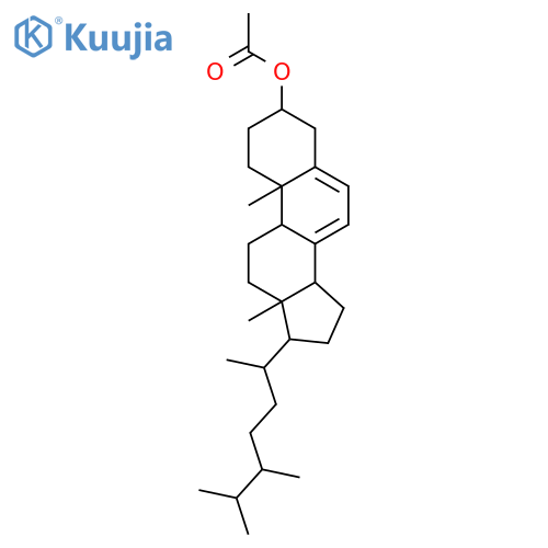 Ergosta-5,7-dien-3-ol,acetate, (3b)- (9CI) structure
