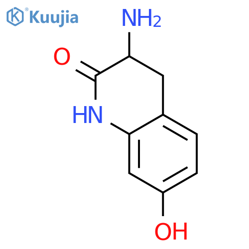 3-Amino-7-hydroxy-3,4-dihydroquinolin-2(1H)-one structure